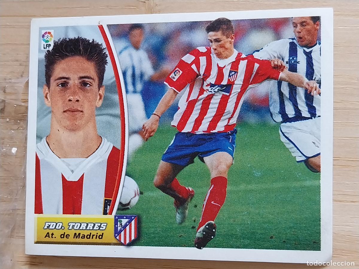 Cromos de F&uacute;tbol: FERNANDO TORRES AT ATLETICO MADRID LIGA 2003 03 04 ED ESTE CROMO SIN PEGAR NUNCA ORIGINAL