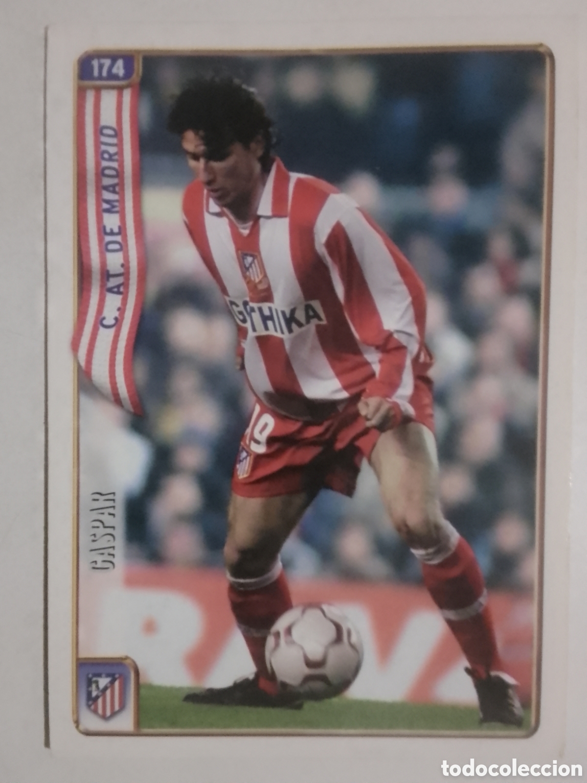 Cromos de F&uacute;tbol: Mundicromo 2005 n&deg; 174 Gaspar &bull; Atl&eacute;tico de Madrid.