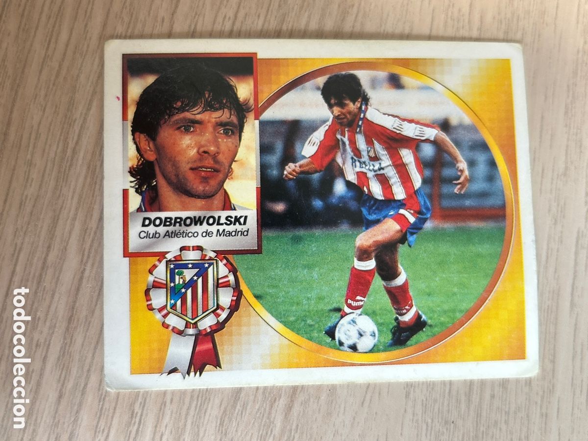 Figurine di Calcio: DOBROWOLSKY ATLETICO MADRID COLOCA LIGA ESTE 1994 1995 94 95 leer NUNCA PEGADO SIN PEGAR