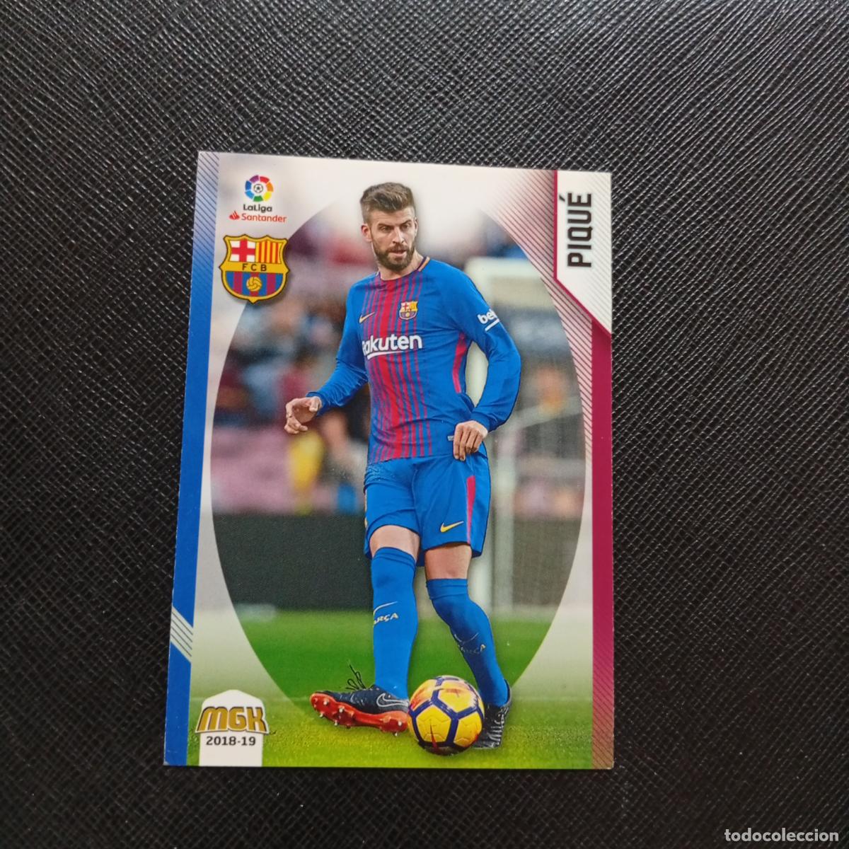 Cromos de Futebol: 87 PIQUE BARCELONA PANINI MEGACRACKS 2018 2019 CROMO FUTBOL 18 19 LIGA - A208 PG235
