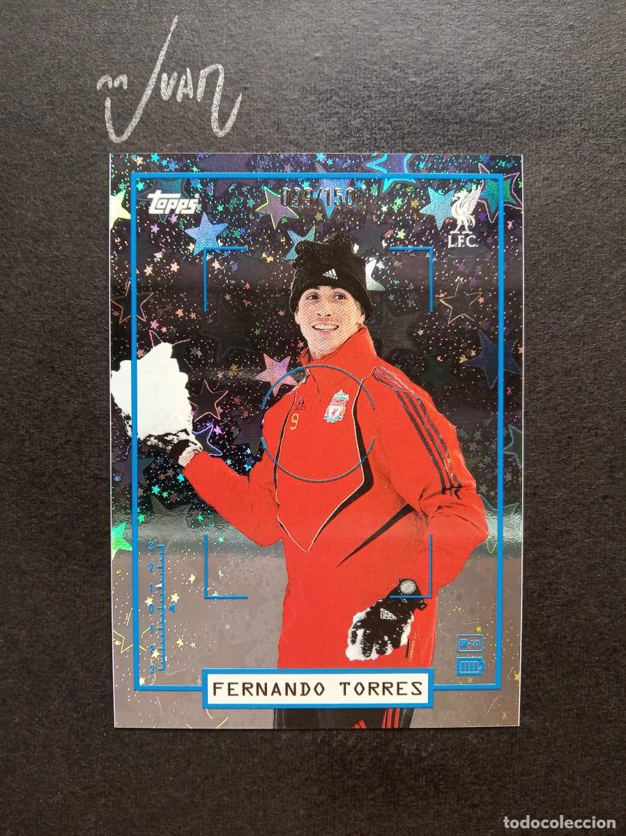 Cromos de Futebol: NUMERADA #/150 FERNANDO TORRES ATLETICO MADRID ESPA&Ntilde;A ⚽ TOPPS &reg; LIVERPOOL TEAM SET 2026 25 26 NUEVO