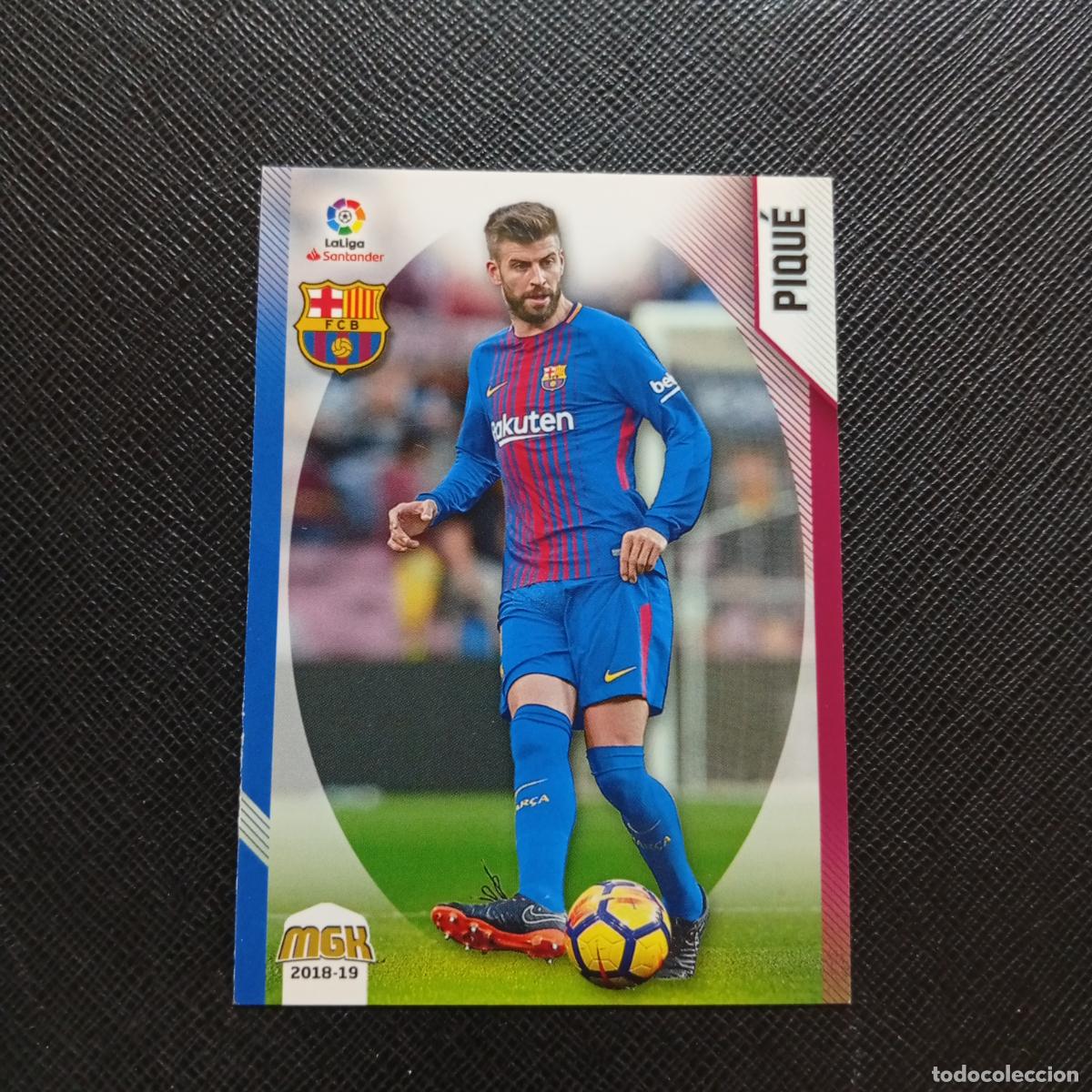 Cromos de Futebol: 87 PIQUE BARCELONA PANINI MEGACRACKS 2018 2019 CROMO FUTBOL 18 19 LIGA - A208 PG244