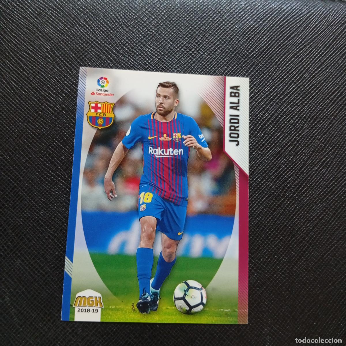Fu&szlig;ball-Sticker: 90 JORDI ALBA BARCELONA PANINI MEGACRACKS 2018 2019 CROMO FUTBOL 18 19 LIGA - A208 PG244