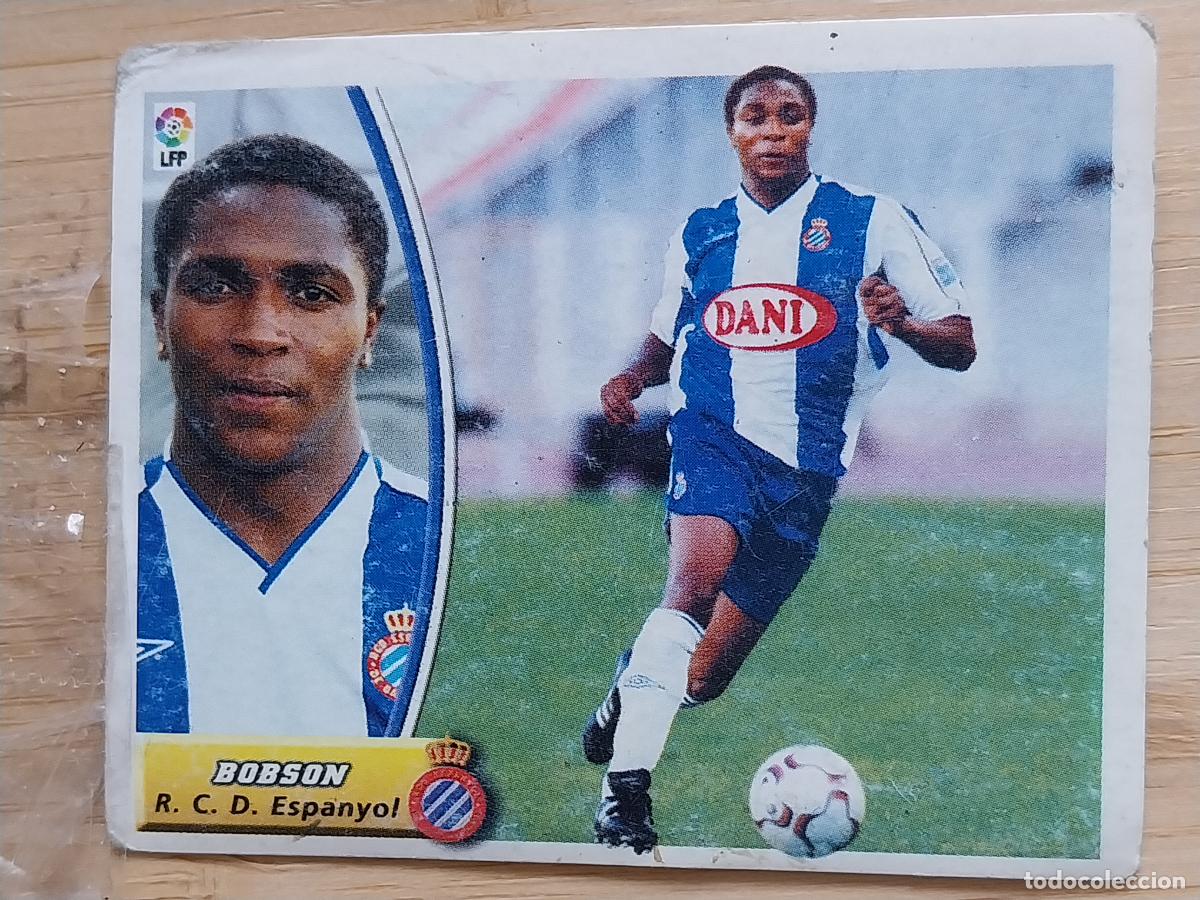 Cartes &agrave; collectionner de Football: BOBSON R C D ESPA&Ntilde;OL COLOCA LIGA 2003 03 04 ED ESTE CROMO SIN PEGAR NUNCA ORIGINAL