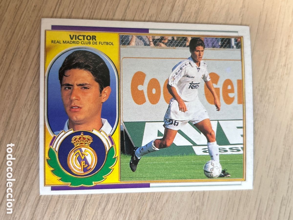 Cartes &agrave; collectionner de Football: VICTOR COLOCA REAL MADRID LIGA ESTE 1996 1997 96 97 NUNCA PEGADO SIN PEGAR