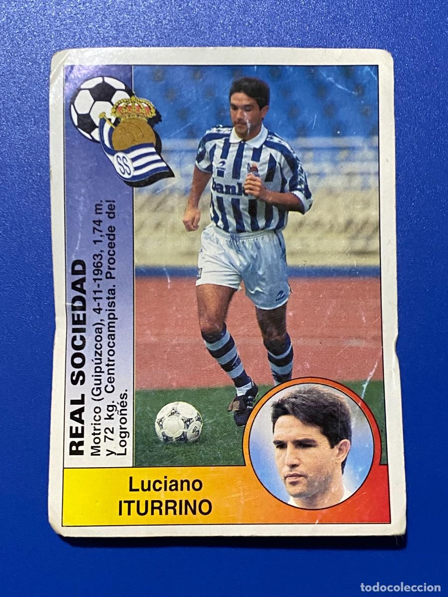 Cromos de Futebol: CROMO LUCIANO ITURRINO REAL SOCIEDAD 268 LIGA 94 95