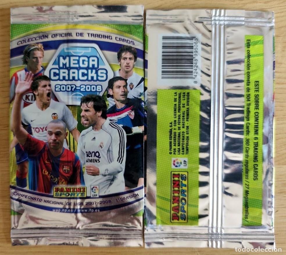 Cromos de F&uacute;tbol: SOBRE VACIO MEGACRACKS 2007 2008 07 08 PANINI LIGA F&Uacute;TBOL MEGA CRACKS MGK HENRY VILLA FORLAN AIMAR