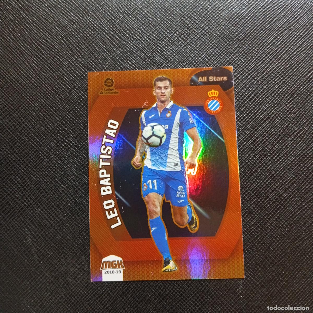 Cromos de F&uacute;tbol: 216 LEO BAPTISTAO ESPA&Ntilde;OL PANINI MEGACRACKS 2018 2019 CROMO FUTBOL 18 19 LIGA - A208 PG271