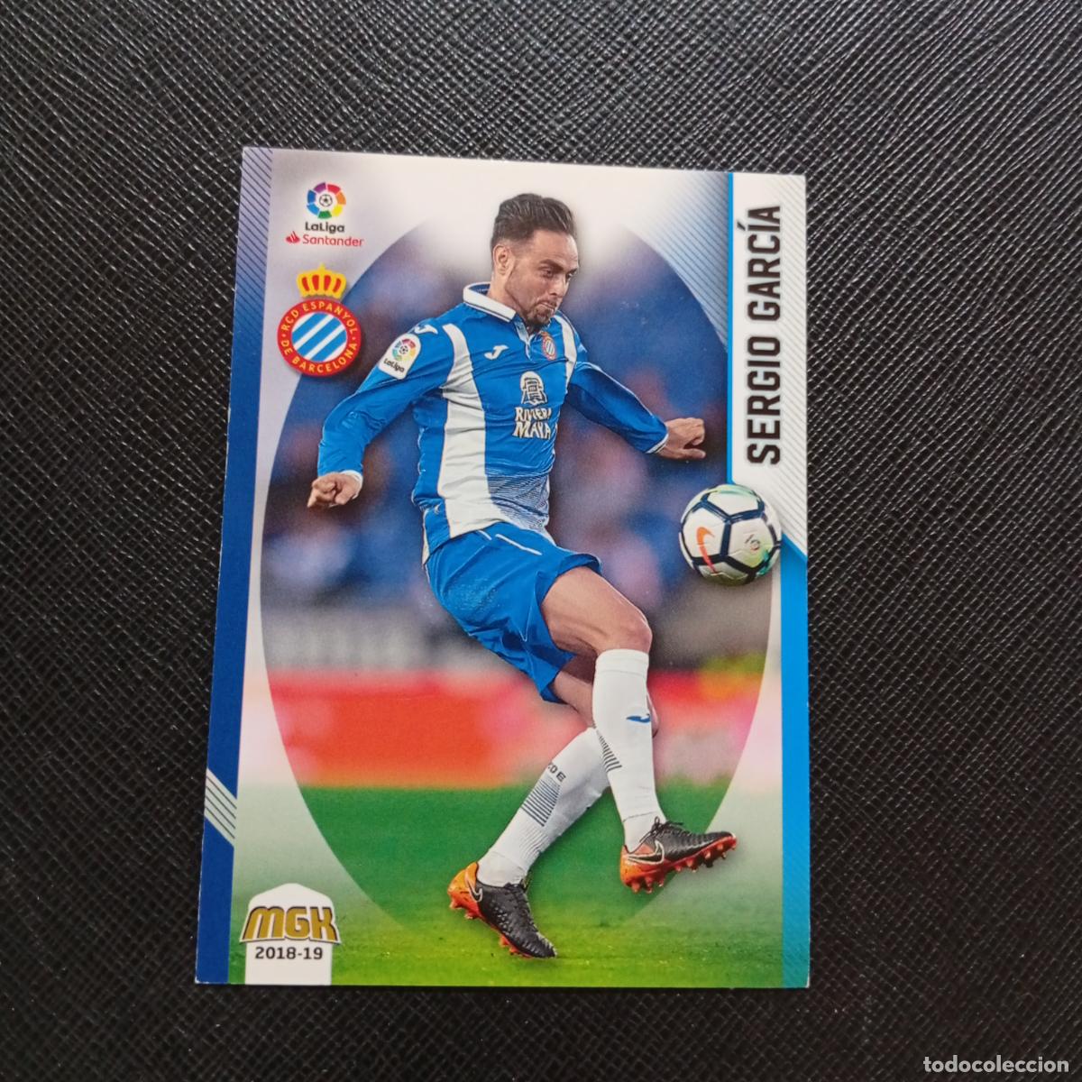 Cromos de F&uacute;tbol: 210 SERGIO GARCIA ESPA&Ntilde;OL PANINI MEGACRACKS 2018 2019 CROMO FUTBOL 18 19 LIGA - A208 PG289 B