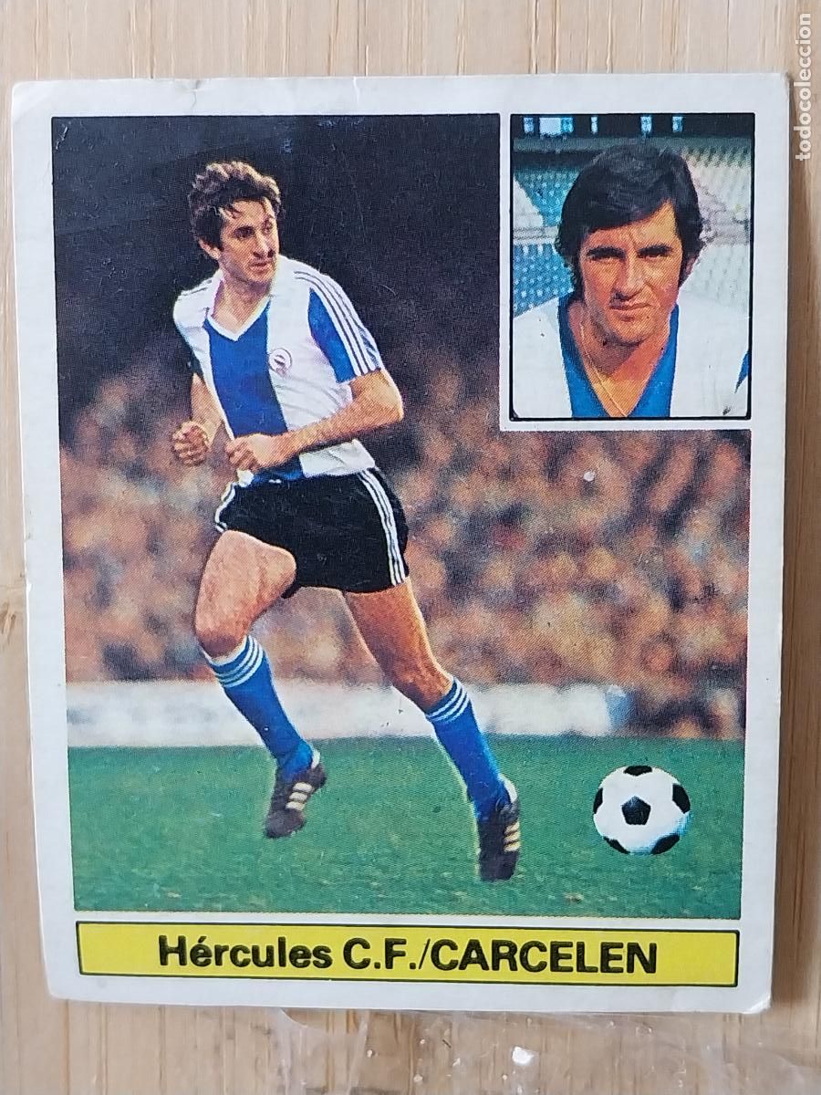 Cromos de F&uacute;tbol: CARCELEN HERCULES ED ESTE LIGA 1981 81 82 CROMO RECUPERADO ORIGINAL