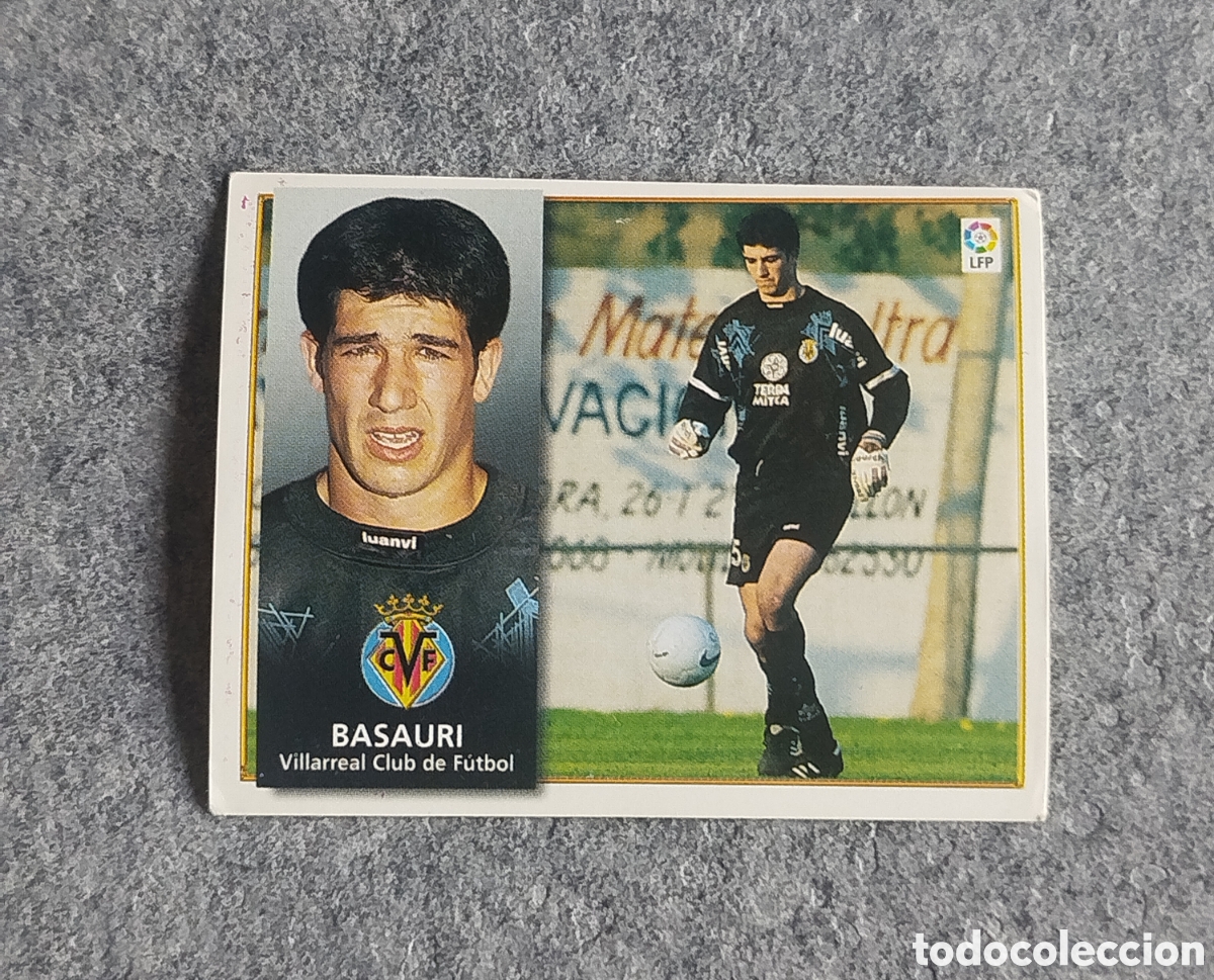 Cromos de F&uacute;tbol: BASAURI FICHAJE 17 VILLARREAL 98 99 1998 1999 EDICIONES ESTE SIN PEGAR NUNCA PEGADO CROMO FICHAJES