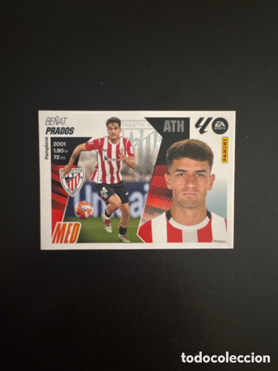 Cromos de F&uacute;tbol: PRADOS ATHELTIC DE BILBAO NUMERO 12 LIGA ESTE 2025 2026