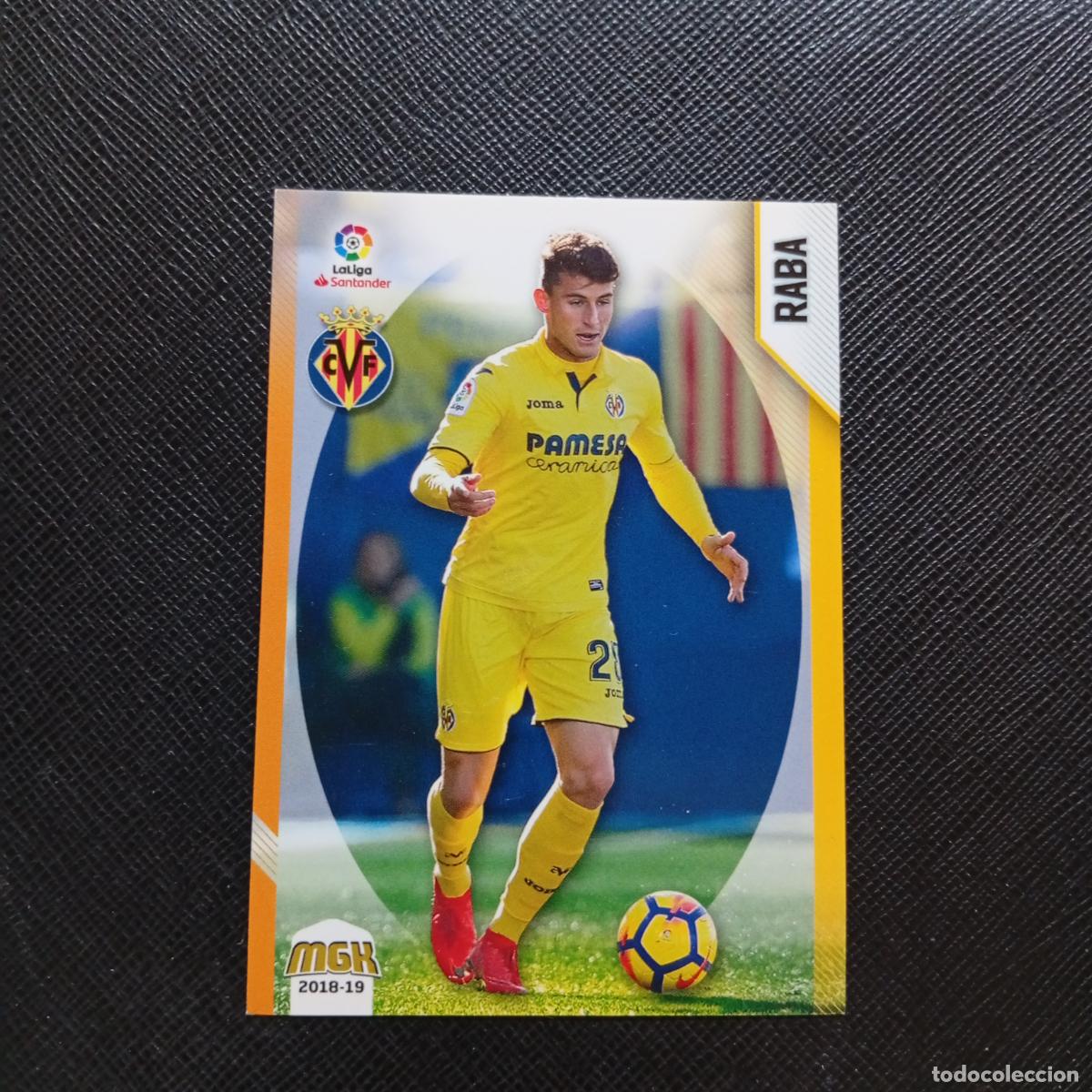 Cromos de f&uacute;tbol: 528 RABA VILLARREAL PANINI MEGACRACKS 2018 2019 CROMO FUTBOL 18 19 LIGA - A208 PG289