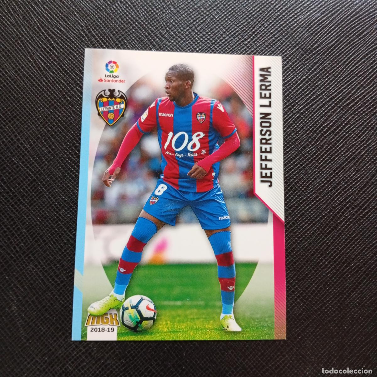 Cromos de f&uacute;tbol: 336 JEFFERSON LERMA LEVANTE PANINI MEGACRACKS 2018 2019 CROMO FUTBOL 18 19 LIGA - A208 PG289