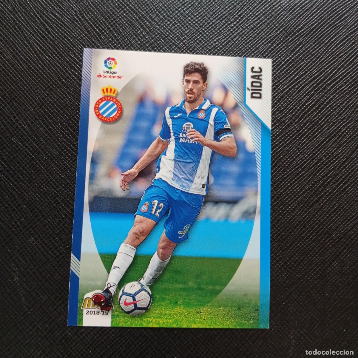 Cromos de f&uacute;tbol: 199 DIDAC ESPA&Ntilde;OL PANINI MEGACRACKS 2018 2019 CROMO FUTBOL 18 19 LIGA - A208 PG289