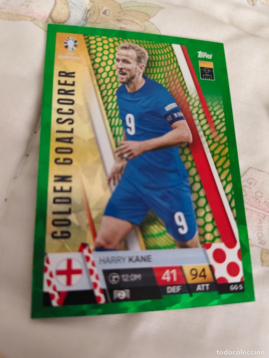 Fu&szlig;ball-Sticker: GG 5 GG5 EURO 2024 TOPPS HARRY KANE INGLATERRA MATCH ATTAX 24 EUROCOPA GOLDEN GOALSCORER