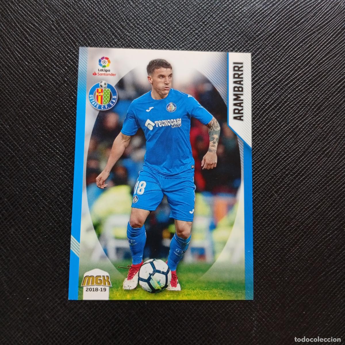 Cromos de f&uacute;tbol: 228 ARAMBARRI GETAFE PANINI MEGACRACKS 2018 2019 CROMO FUTBOL 18 19 LIGA - A208 PG298 B