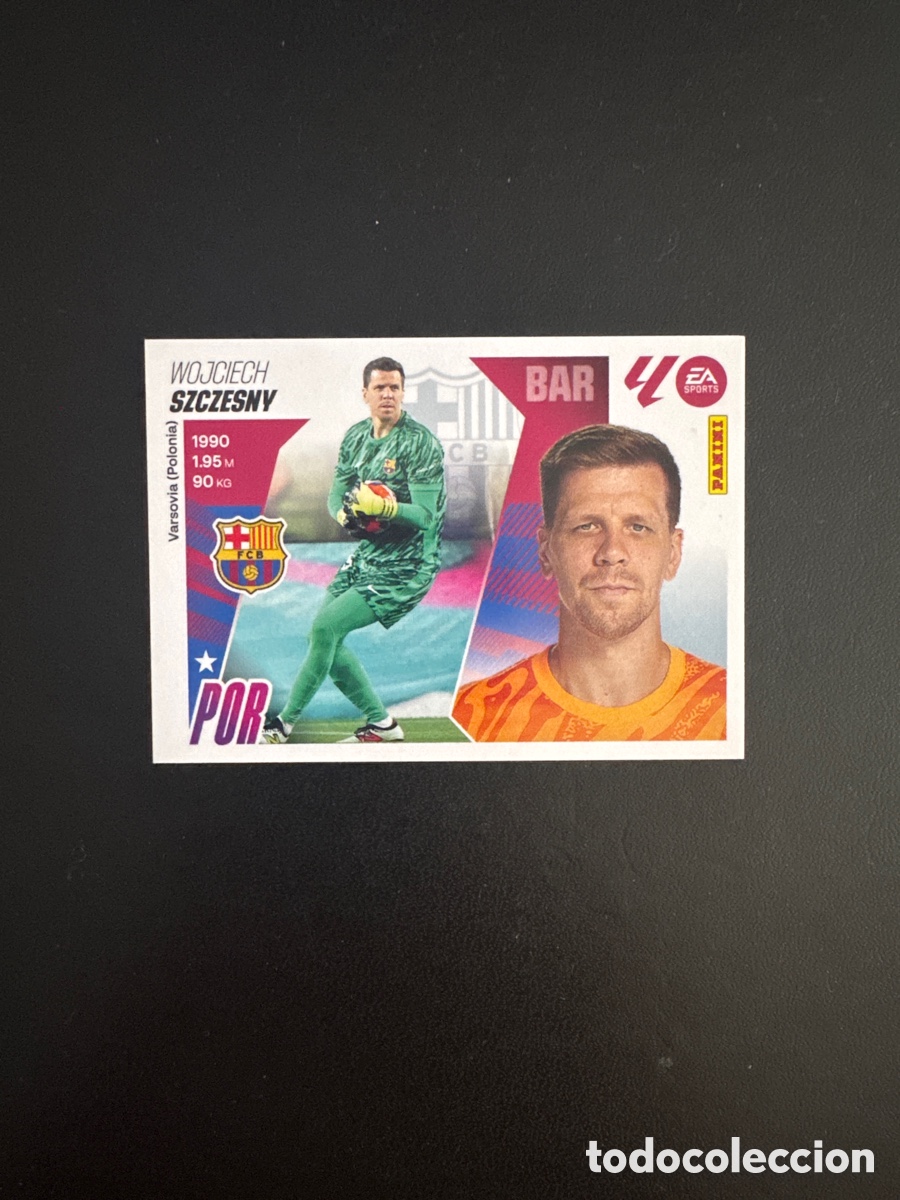 Cartes &agrave; collectionner de Football: SZCZESNY BARCELONA N&Uacute;MERO 4 LIGA ESTE 2025 2026