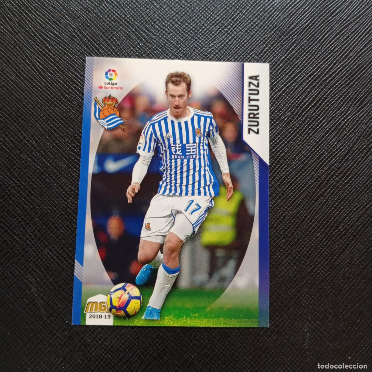 Cartes &agrave; collectionner de Football: 419 ZURUTUZA REAL SOCIEDAD PANINI MEGACRACKS 2018 2019 CROMO FUTBOL 18 19 LIGA - A208 PG307