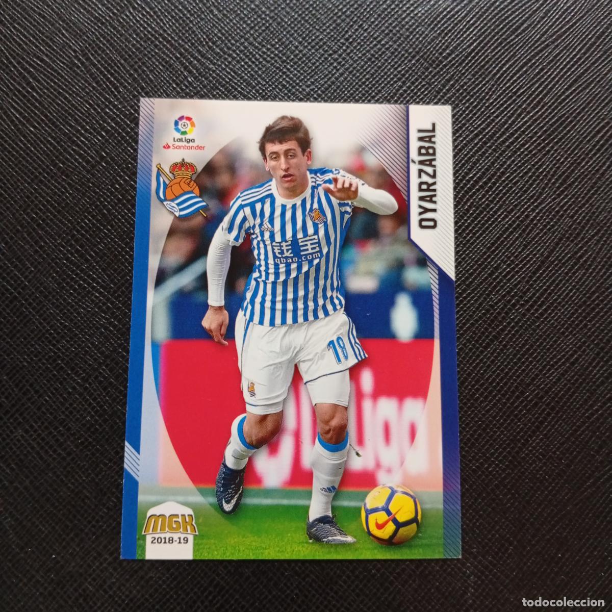 Figurine di Calcio: 420 OYARZABAL REAL SOCIEDAD PANINI MEGACRACKS 2018 2019 CROMO FUTBOL 18 19 LIGA - A208 PG307