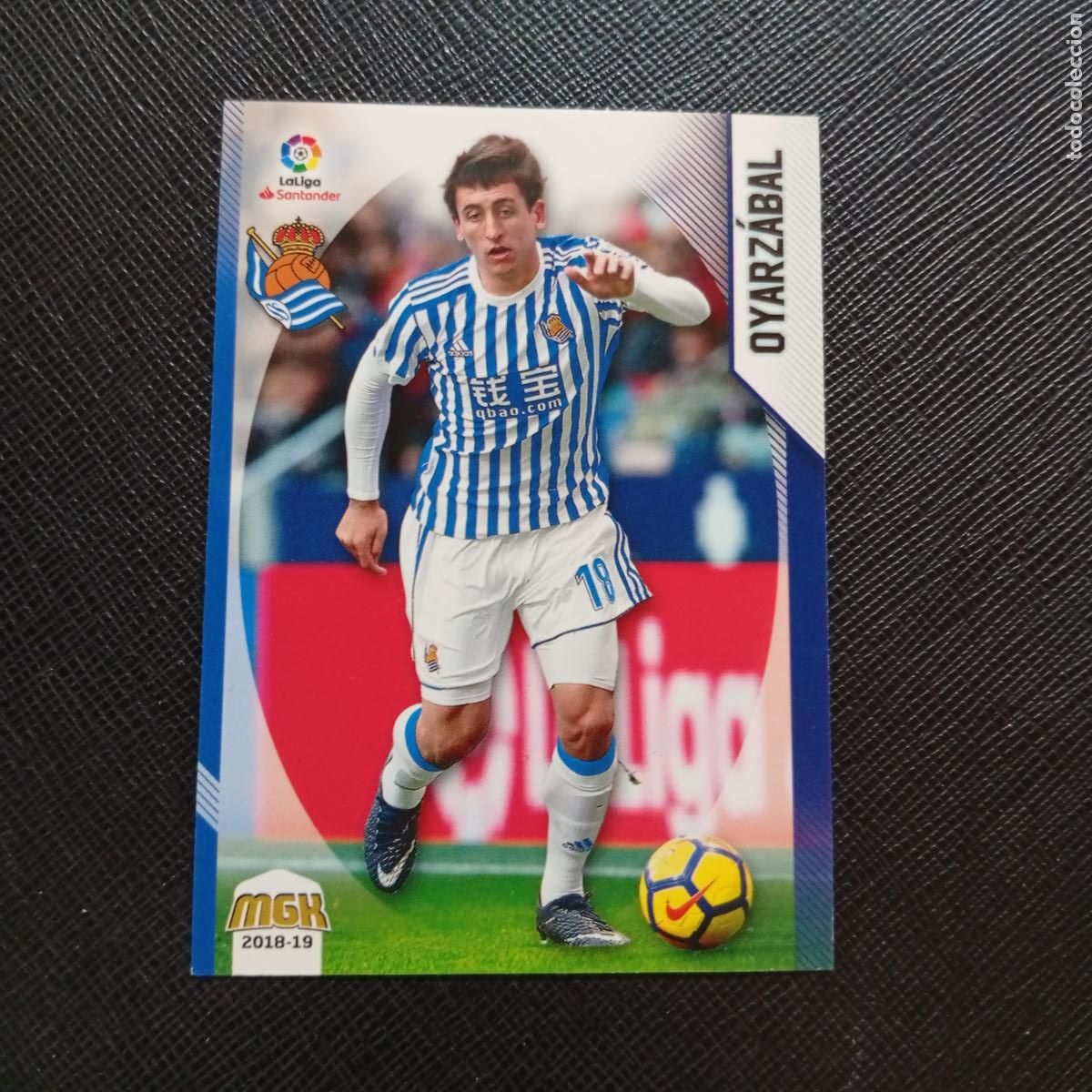 Figurine di Calcio: 420 OYARZABAL REAL SOCIEDAD PANINI MEGACRACKS 2018 2019 CROMO FUTBOL 18 19 LIGA - A208 PG316