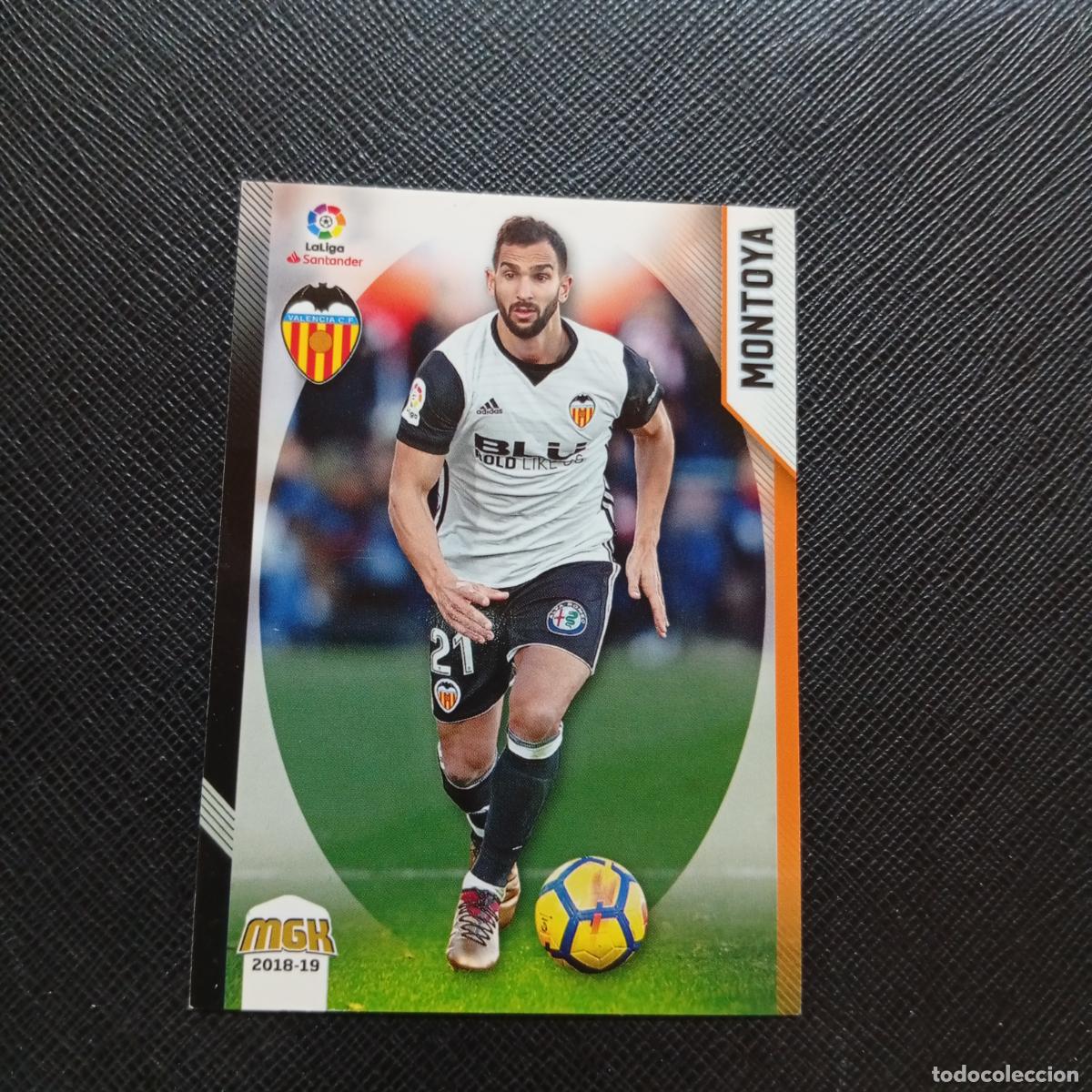 Cromos de F&uacute;tbol: 463 MONTOYA VALENCIA PANINI MEGACRACKS 2018 2019 CROMO FUTBOL 18 19 LIGA - A208 PG325