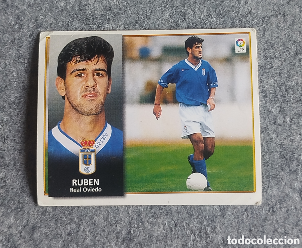 Cromos de F&uacute;tbol: COLOCA RUB&Eacute;N OVIEDO 98 99 1998 1999 EDICIONES ESTE SIN PEGAR NUNCA PEGADO CROMO