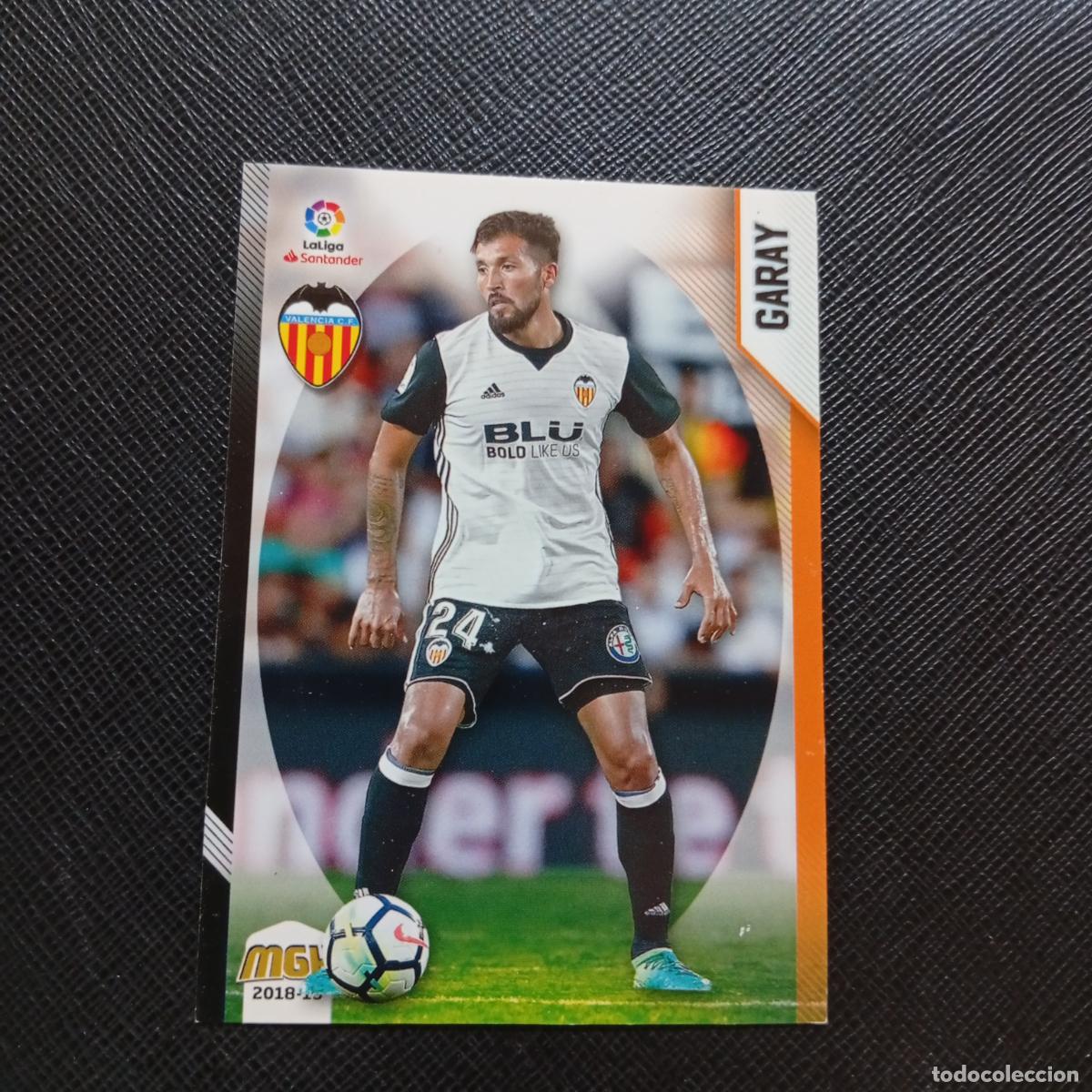 Cromos de F&uacute;tbol: 467 GARAY VALENCIA PANINI MEGACRACKS 2018 2019 CROMO FUTBOL 18 19 LIGA - A208 PG325 B