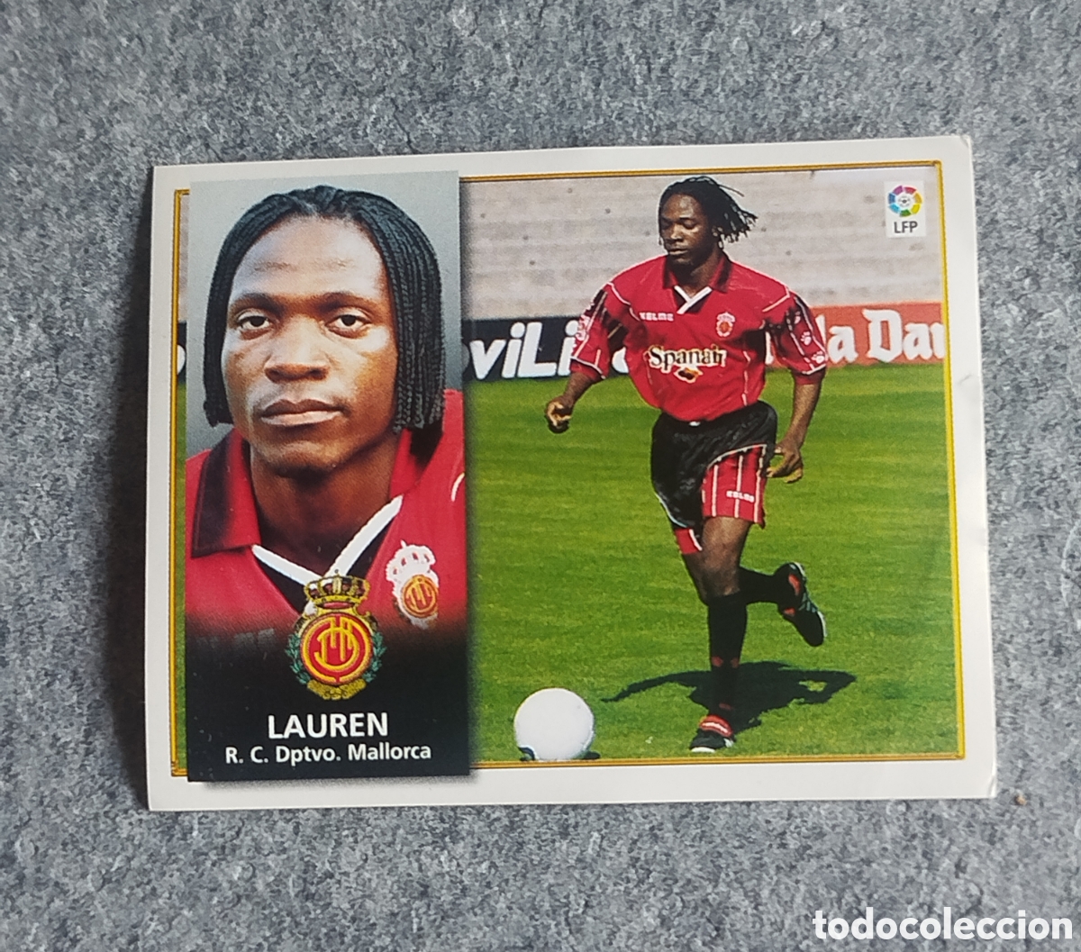 Cromos de F&uacute;tbol: COLOCA LAUREN MALLORCA 98 99 1998 1999 EDICIONES ESTE SIN PEGAR NUNCA PEGADO CROMO