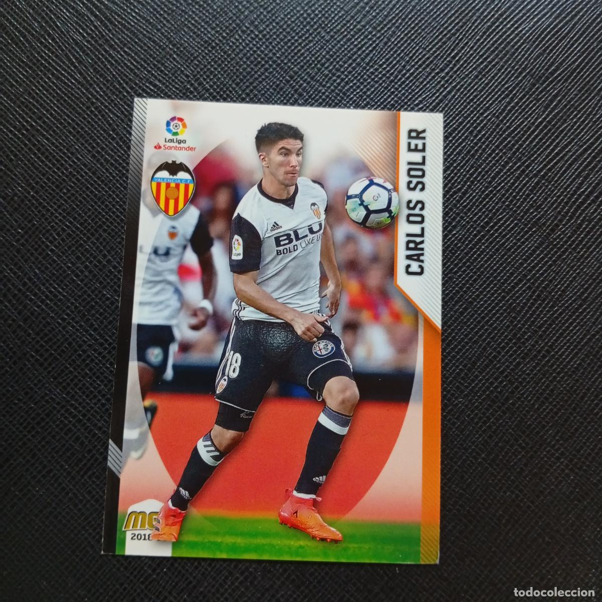 Cromos de F&uacute;tbol: 474 CARLOS SOLER VALENCIA PANINI MEGACRACKS 2018 2019 CROMO FUTBOL 18 19 LIGA - A208 PG334