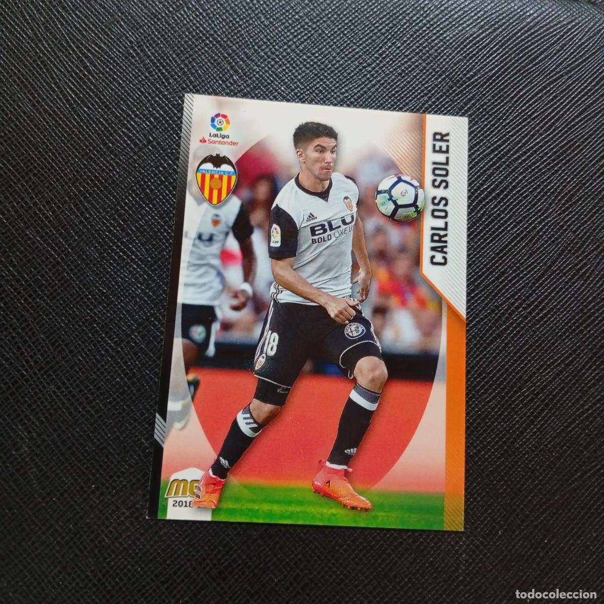 Cromos de F&uacute;tbol: 474 CARLOS SOLER VALENCIA PANINI MEGACRACKS 2018 2019 CROMO FUTBOL 18 19 LIGA - A208 PG343