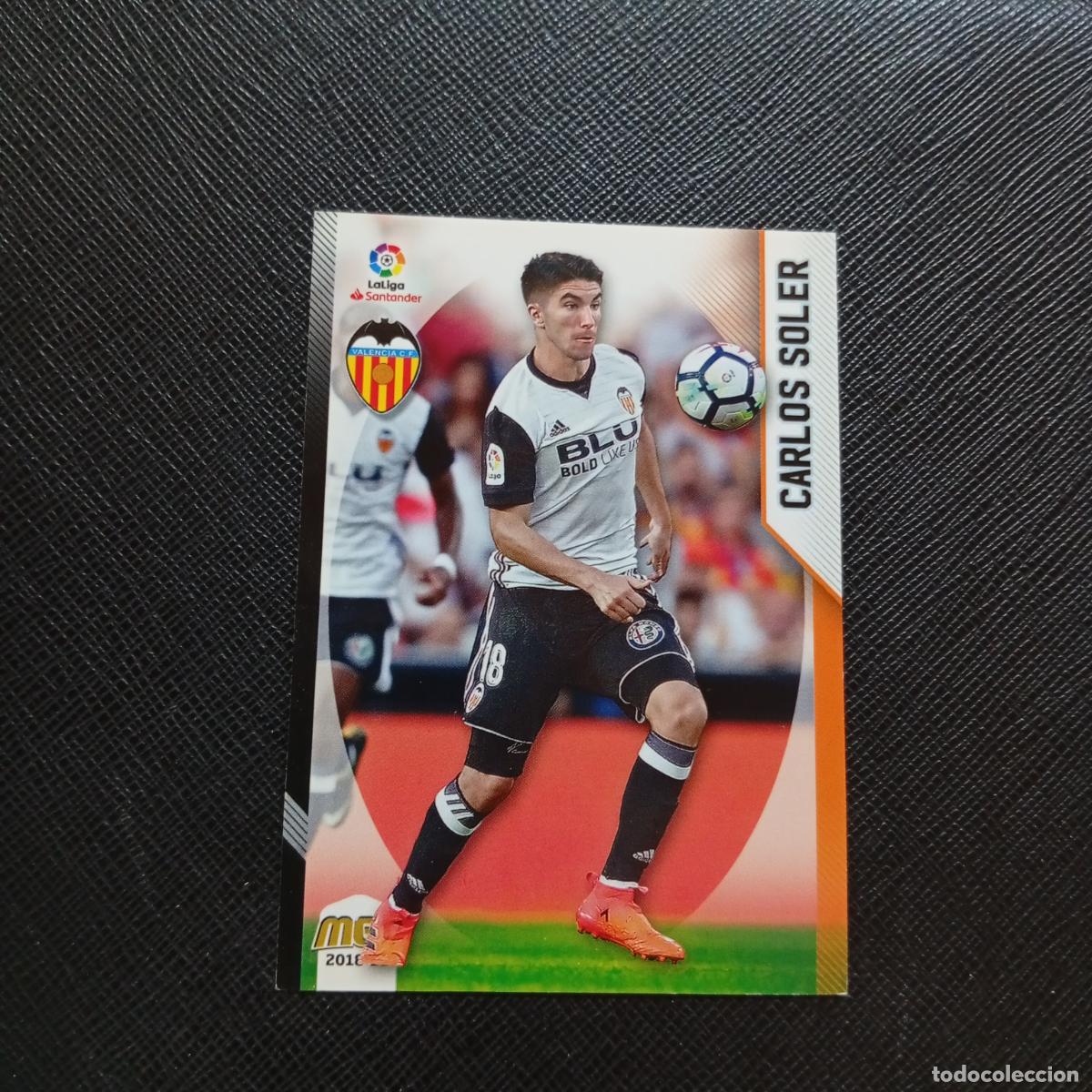 Cromos de F&uacute;tbol: 474 CARLOS SOLER VALENCIA PANINI MEGACRACKS 2018 2019 CROMO FUTBOL 18 19 LIGA - A208 PG343 B