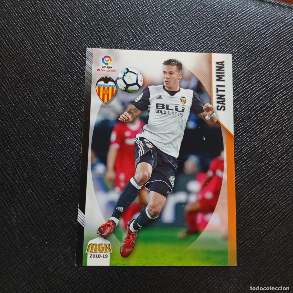 Cromos de F&uacute;tbol: 479 SANTI MINA VALENCIA PANINI MEGACRACKS 2018 2019 CROMO FUTBOL 18 19 LIGA - A208 PG334