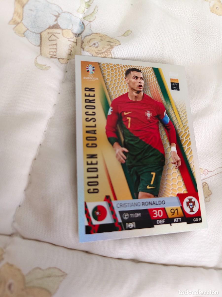 Cromos de F&uacute;tbol: GG 9 GG9 EURO 2024 TOPPS CRISTIANO RONALDO PORTUGAL MATCH ATTAX 24 EUROCOPA GOLDEN GOALSCORER
