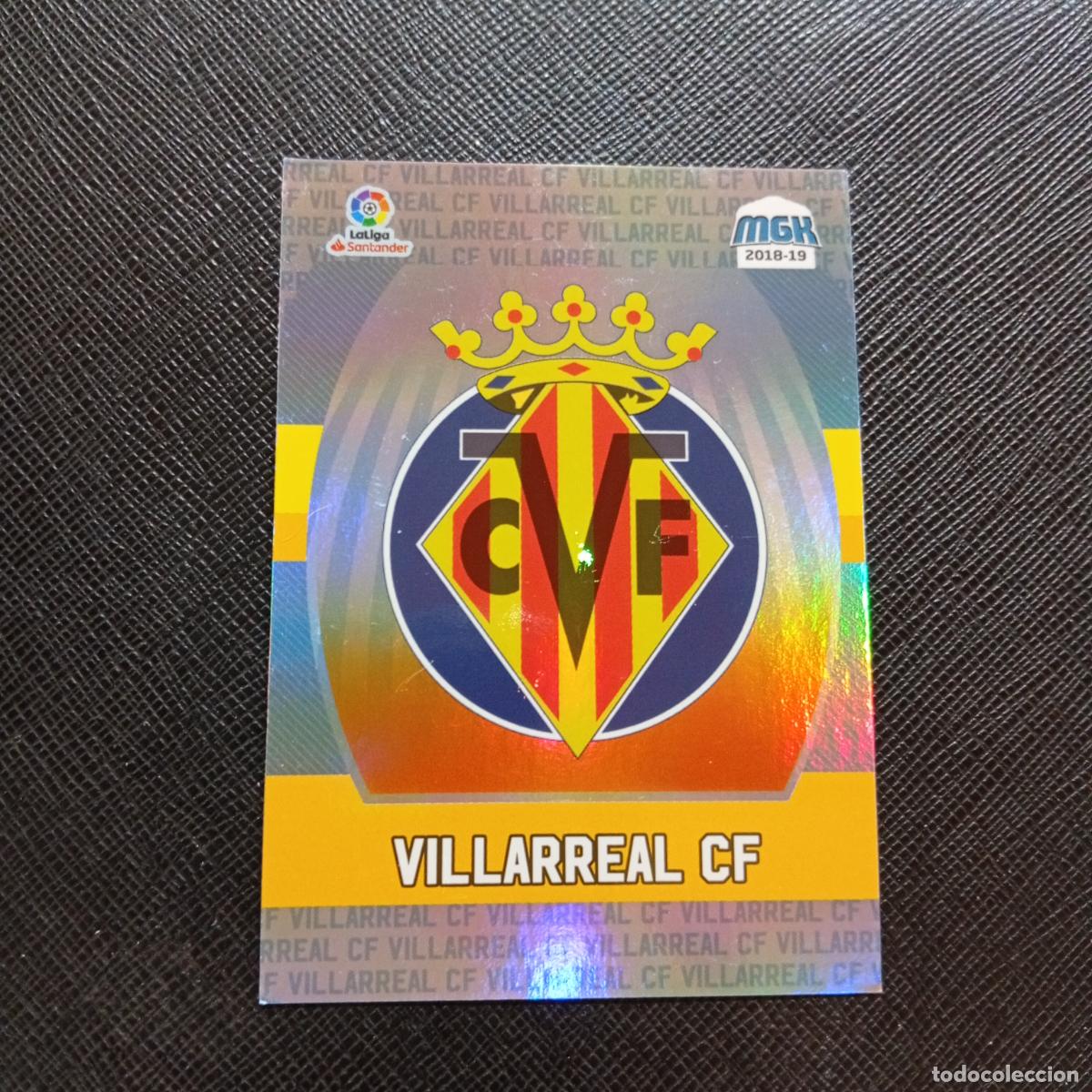 Cromos de F&uacute;tbol: 514 ESCUDO VILLARREAL PANINI MEGACRACKS 2018 2019 CROMO FUTBOL 18 19 LIGA - A208 PG343