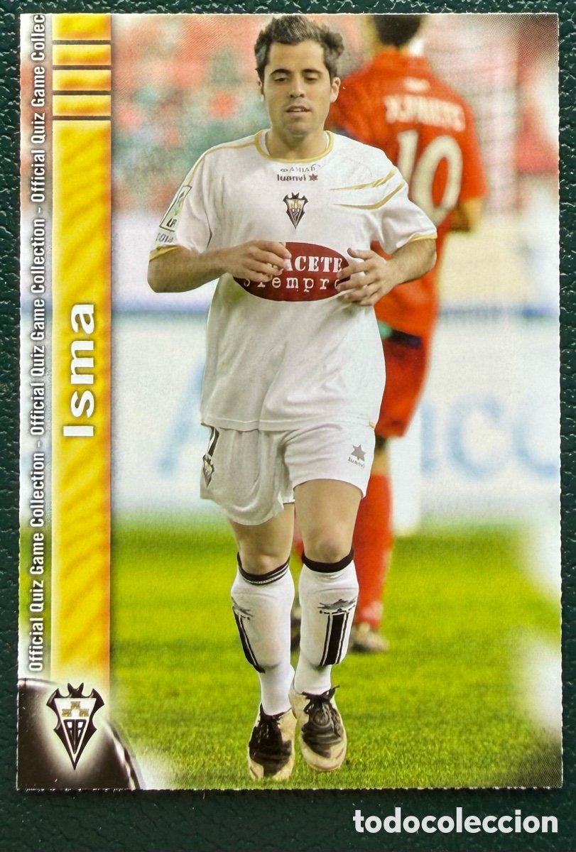 Fu&szlig;ball-Sticker: 1018 ISMA ALBACETE BALOMPIE FICHAS ALBUM MUNDICROMO 2009 2010 09 10