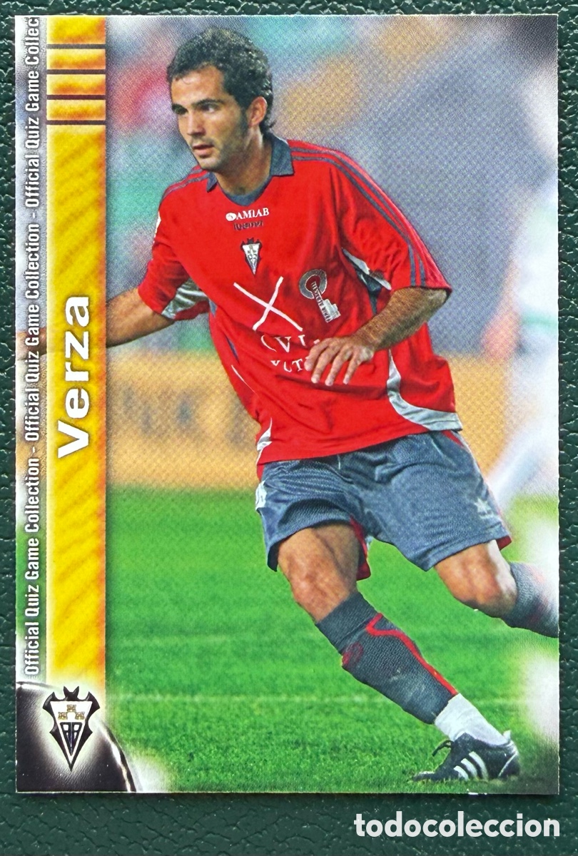 Fu&szlig;ball-Sticker: 1021 VERZA ALBACETE BALOMPIE FICHAS ALBUM MUNDICROMO 2009 2010 09 10