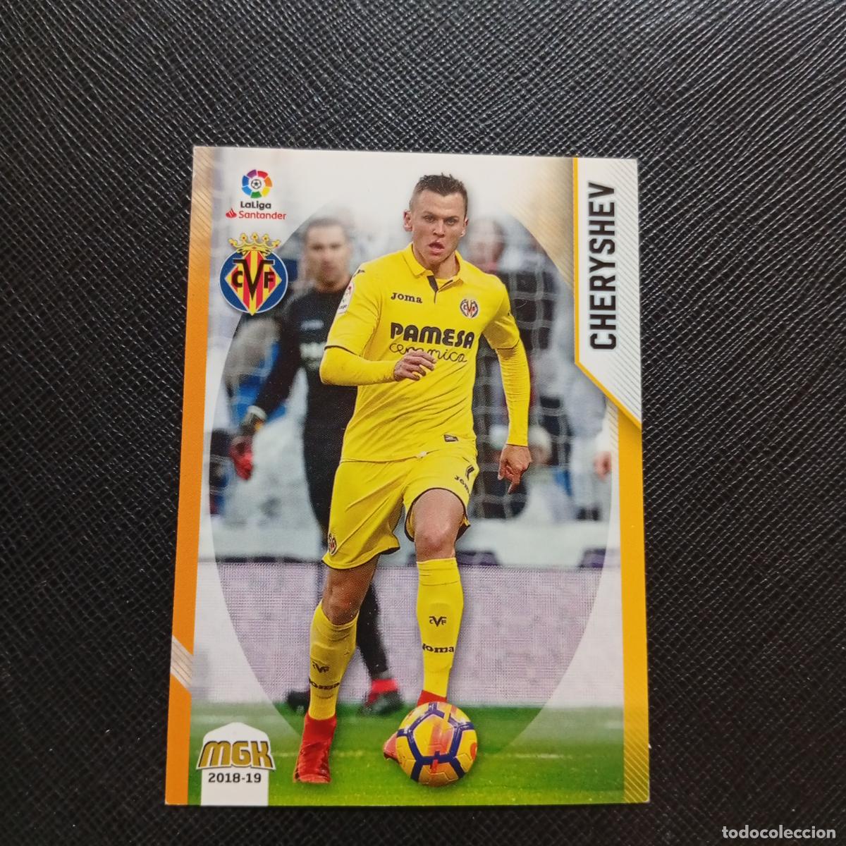 Fu&szlig;ball-Sticker: 527 CHERYSHEV VILLARREAL PANINI MEGACRACKS 2018 2019 CROMO FUTBOL 18 19 LIGA - A208 PG343