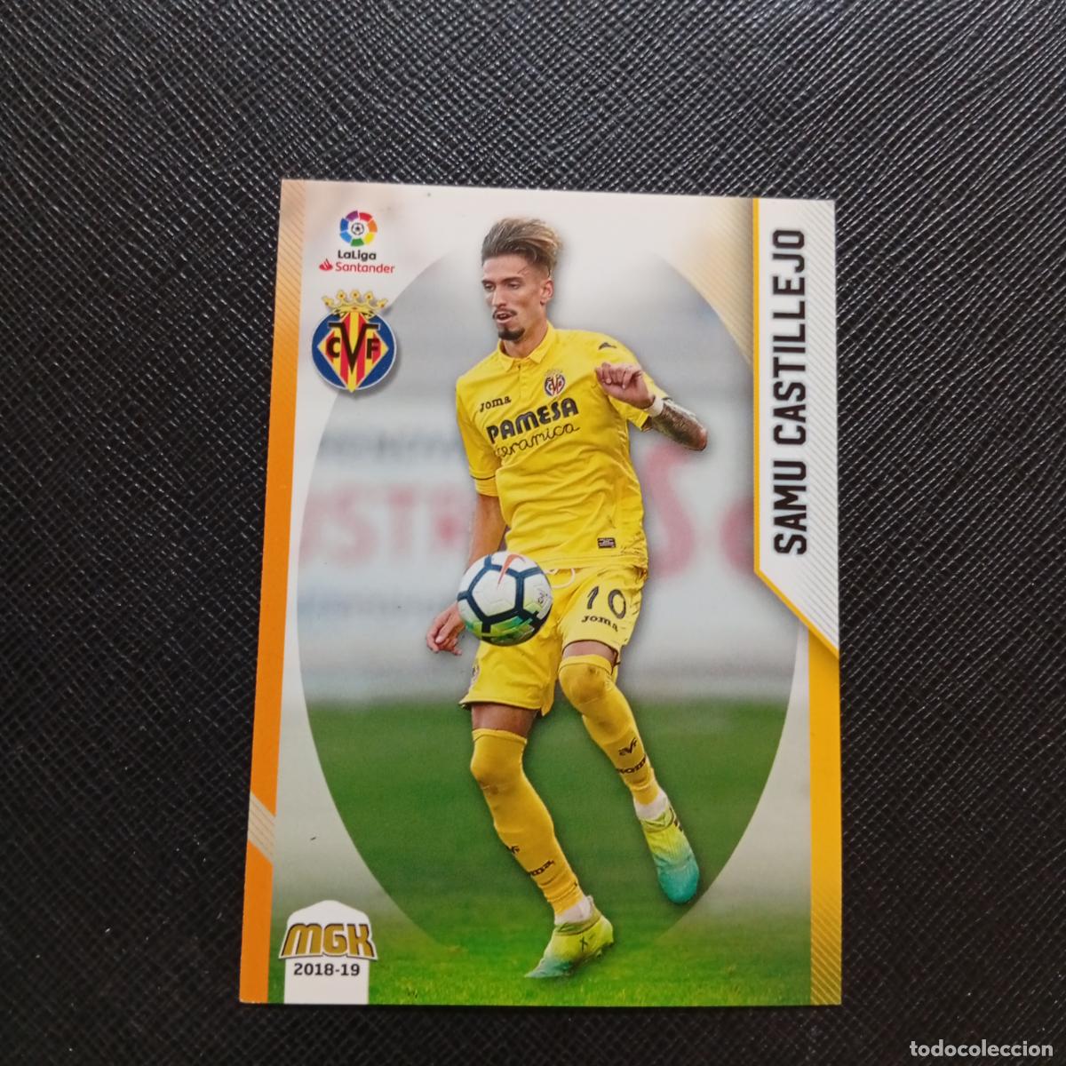 Fu&szlig;ball-Sticker: 530 SAMU CASTILLEJO VILLARREAL PANINI MEGACRACKS 2018 2019 CROMO FUTBOL 18 19 LIGA - A208 PG352