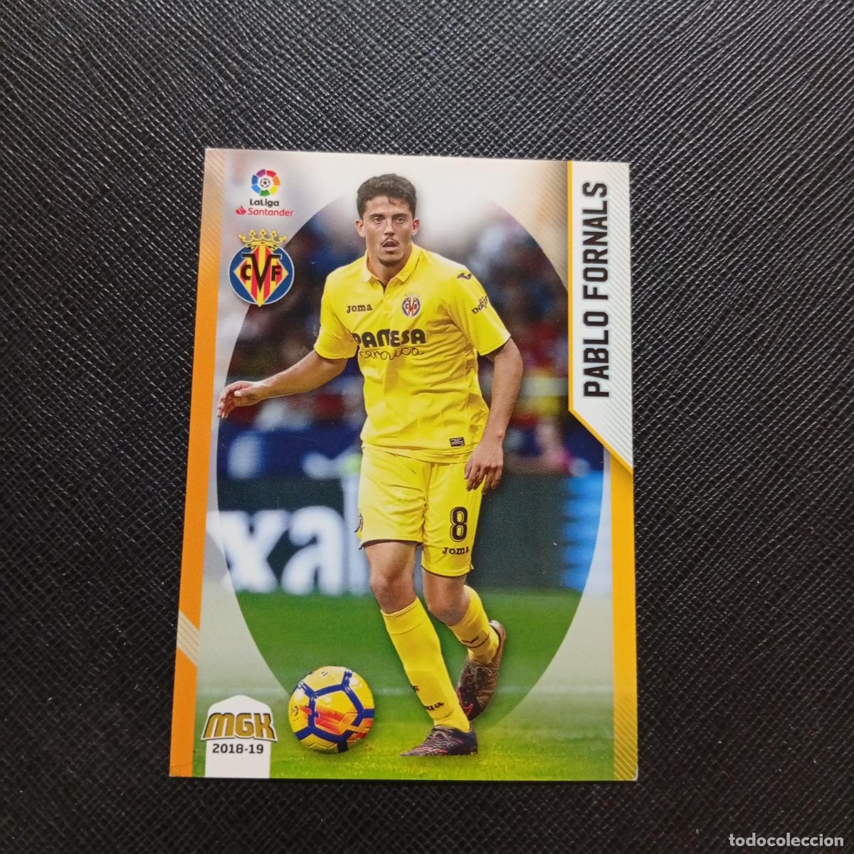 Fu&szlig;ball-Sticker: 525 PABLO FORNALS VILLARREAL PANINI MEGACRACKS 2018 2019 CROMO FUTBOL 18 19 LIGA - A208 PG352