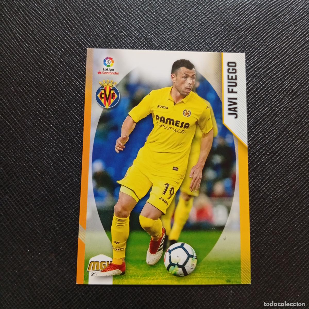 Fu&szlig;ball-Sticker: 524 JAVI FUEGO VILLARREAL PANINI MEGACRACKS 2018 2019 CROMO FUTBOL 18 19 LIGA - A208 PG352