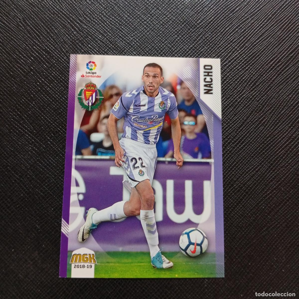 Fu&szlig;ball-Sticker: 495 NACHO VALLADOLID PANINI MEGACRACKS 2018 2019 CROMO FUTBOL 18 19 LIGA - A208 PG361