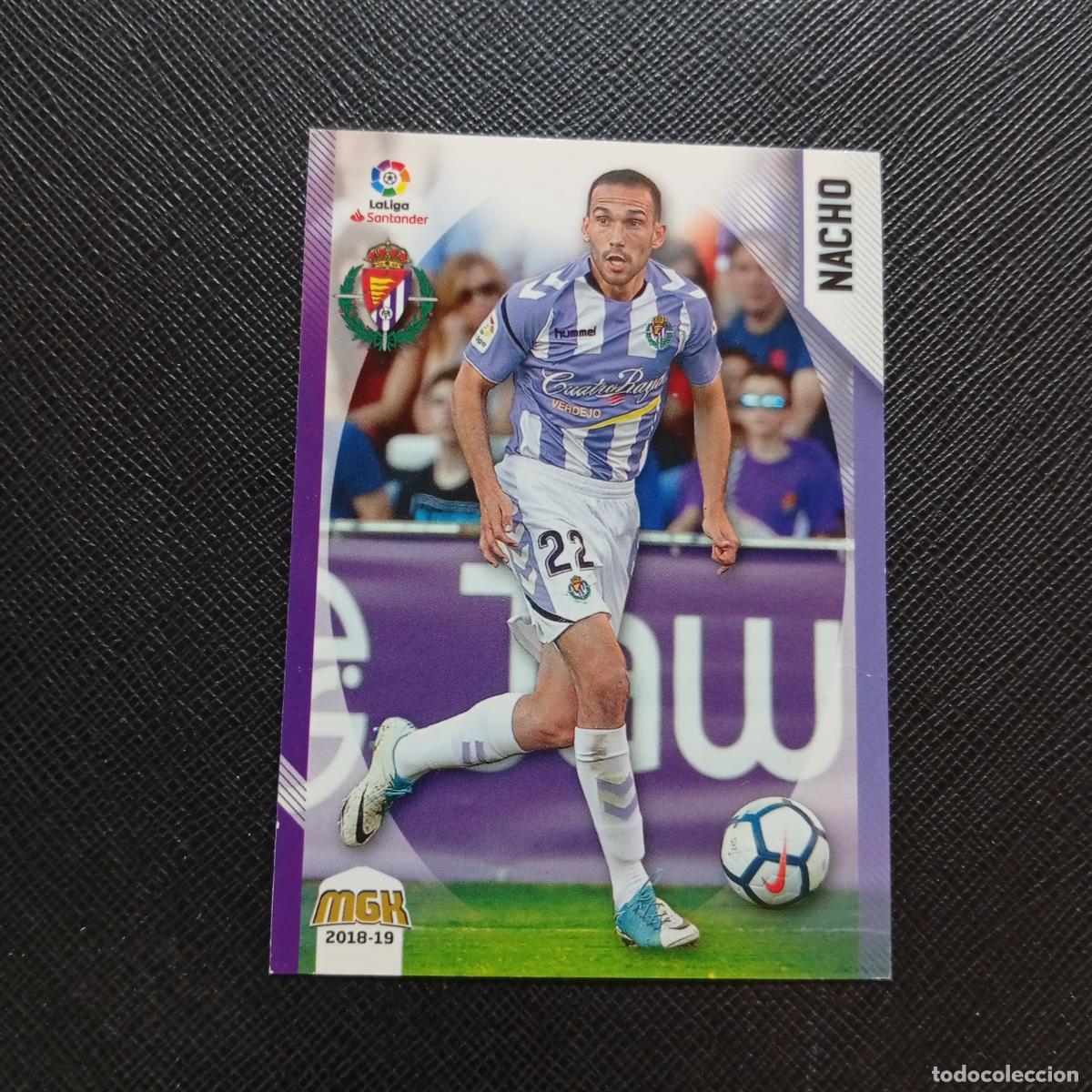 Fu&szlig;ball-Sticker: 495 NACHO VALLADOLID PANINI MEGACRACKS 2018 2019 CROMO FUTBOL 18 19 LIGA - A208 PG361 B