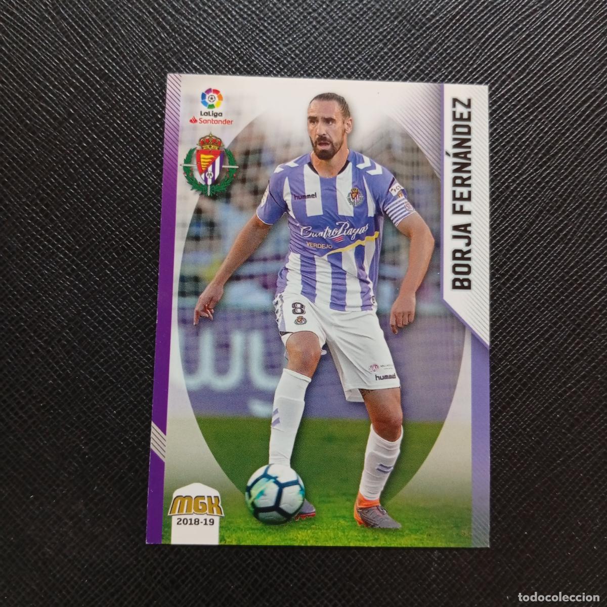 Fu&szlig;ball-Sticker: 497 BORJA FERNANDEZ VALLADOLID PANINI MEGACRACKS 2018 2019 CROMO FUTBOL 18 19 LIGA - A208 PG361