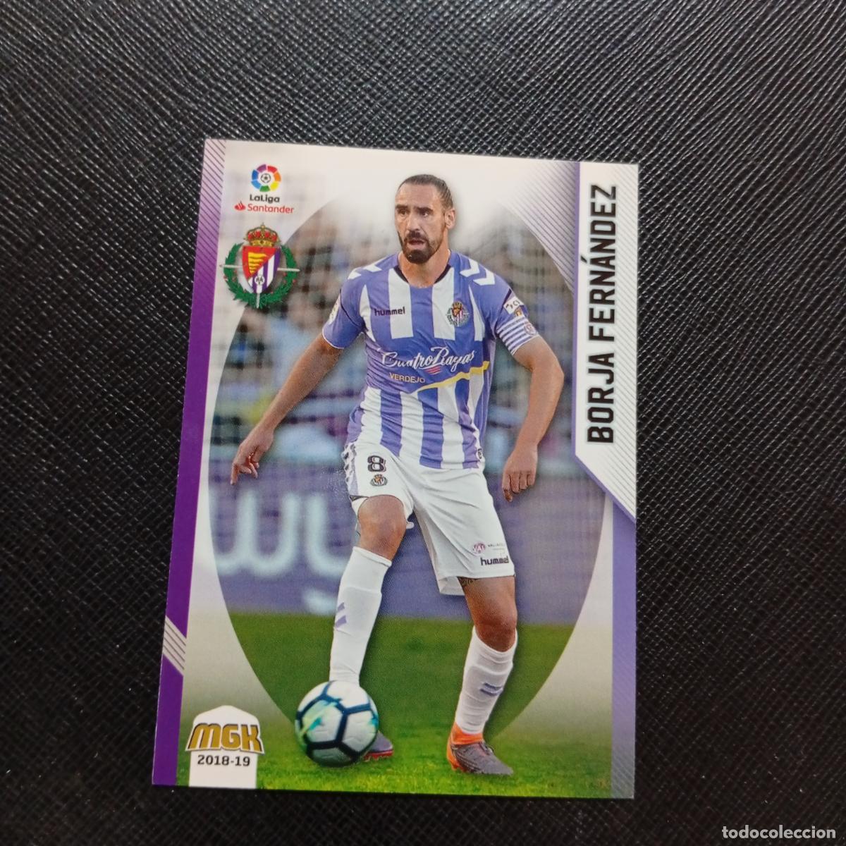 Fu&szlig;ball-Sticker: 497 BORJA FERNANDEZ VALLADOLID PANINI MEGACRACKS 2018 2019 CROMO FUTBOL 18 19 LIGA - A208 PG361 C