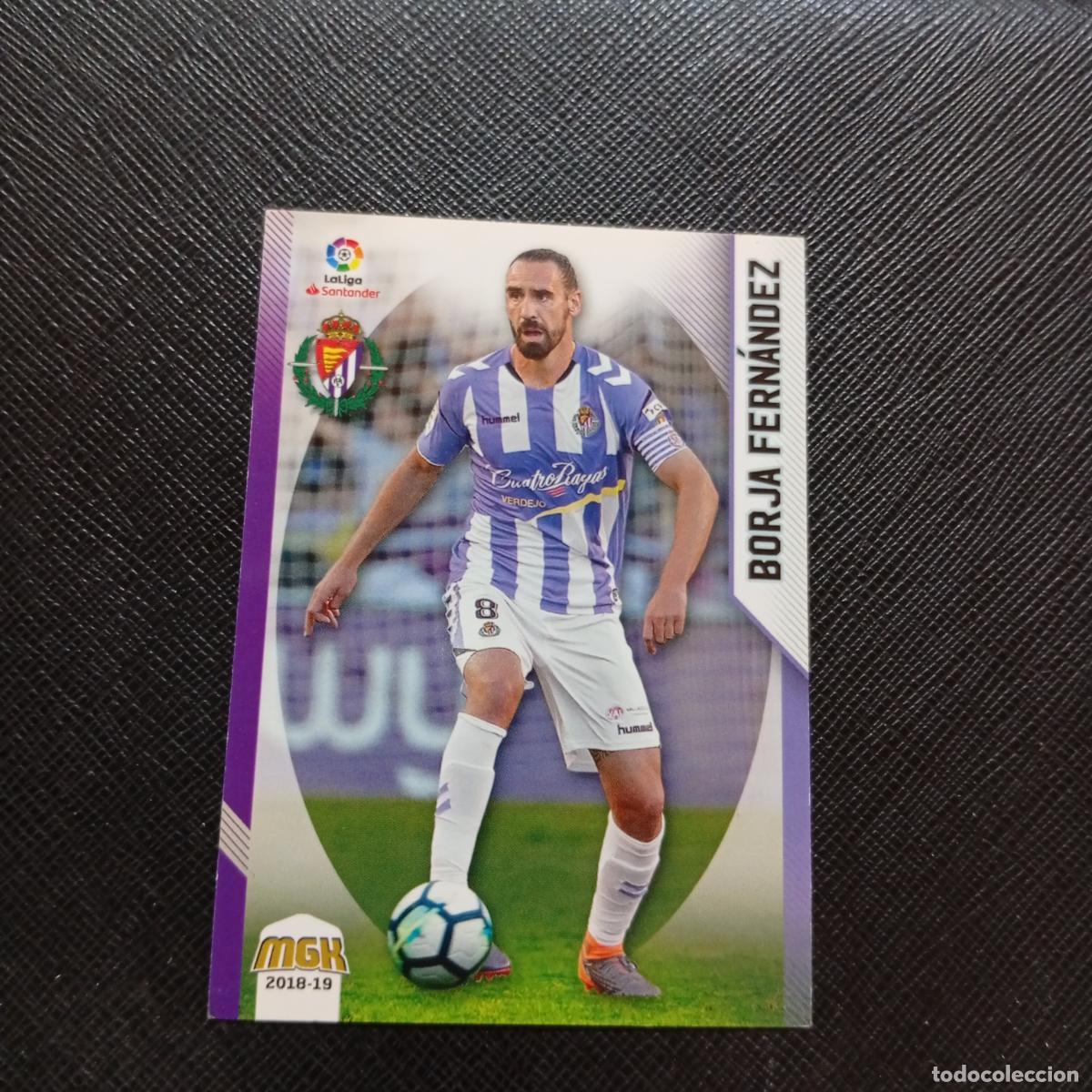 Fu&szlig;ball-Sticker: 497 BORJA FERNANDEZ VALLADOLID PANINI MEGACRACKS 2018 2019 CROMO FUTBOL 18 19 LIGA - A208 PG361 D