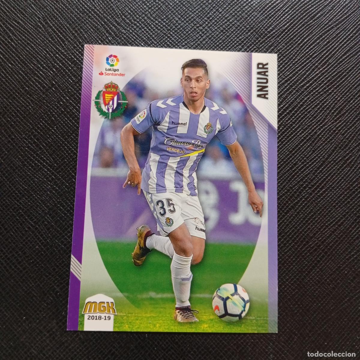 Fu&szlig;ball-Sticker: 498 ANUAR VALLADOLID PANINI MEGACRACKS 2018 2019 CROMO FUTBOL 18 19 LIGA - A208 PG361