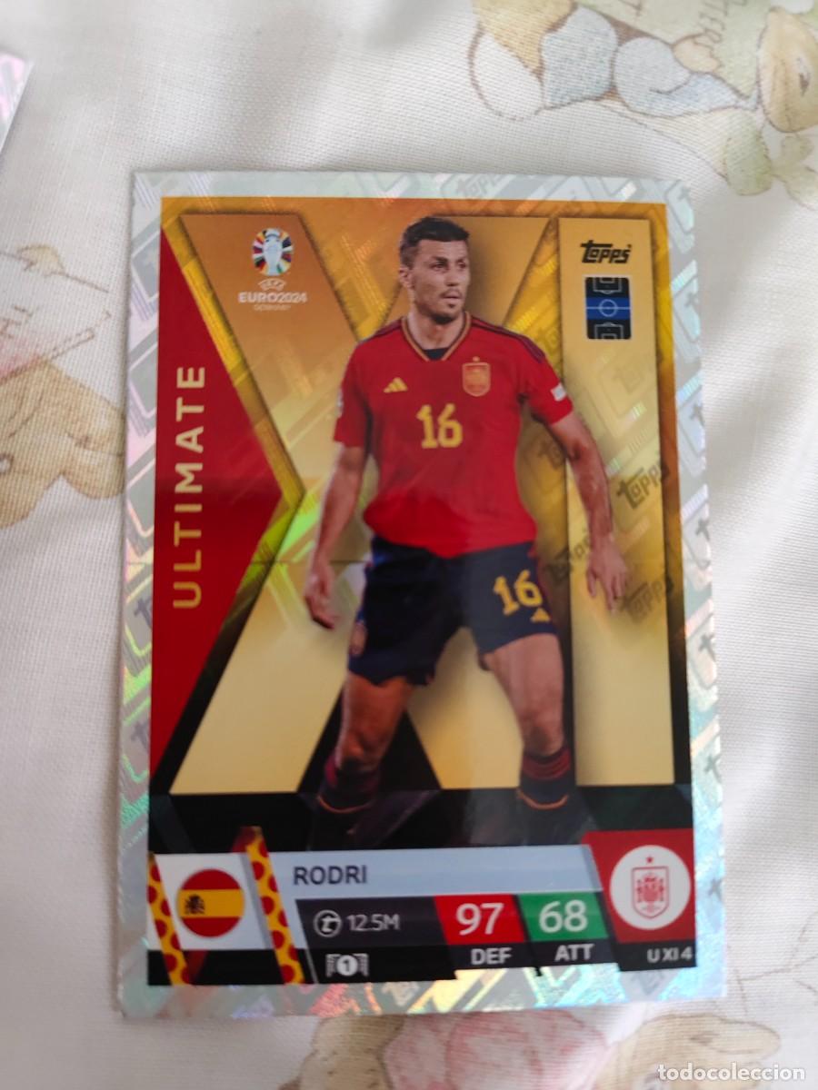 Figurine di Calcio: UXI 4 UXI4 EURO 2024 TOPPS RODRI ESPA&Ntilde;A MATCH ATTAX 24 EUROCOPA ULTIMATE XI
