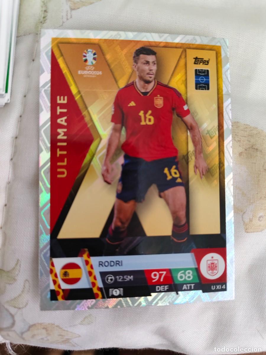 Figurine di Calcio: UXI 4 UXI4 EURO 2024 TOPPS RODRI ESPA&Ntilde;A MATCH ATTAX 24 EUROCOPA ULTIMATE XI