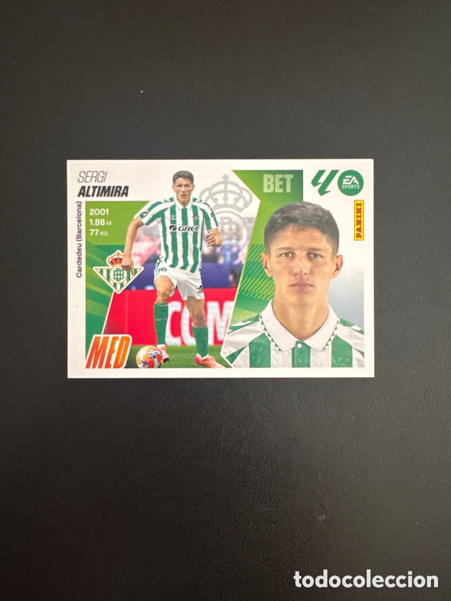 Figurine di Calcio: ALTIMIRA BETIS NUMERO 12 LIGA ESTE 2025 2026
